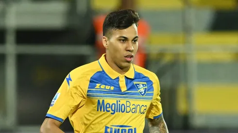 Kaio Jorge está defendendo as cores do Frosinone. Foto: Giuseppe Bellini/Getty Images