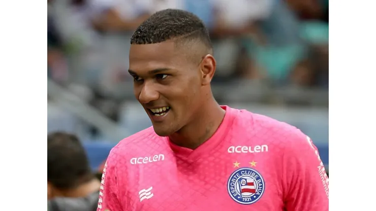 Adriel, goleiro do Grêmio, pelo Bahia - Foto: Felipe Oliveira/EC Bahia