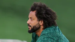 Marcelo durante treino na Arábia Saudita. Foto: Lucas Merçon e Marcelo Gonçalves / Fluminense F.C.