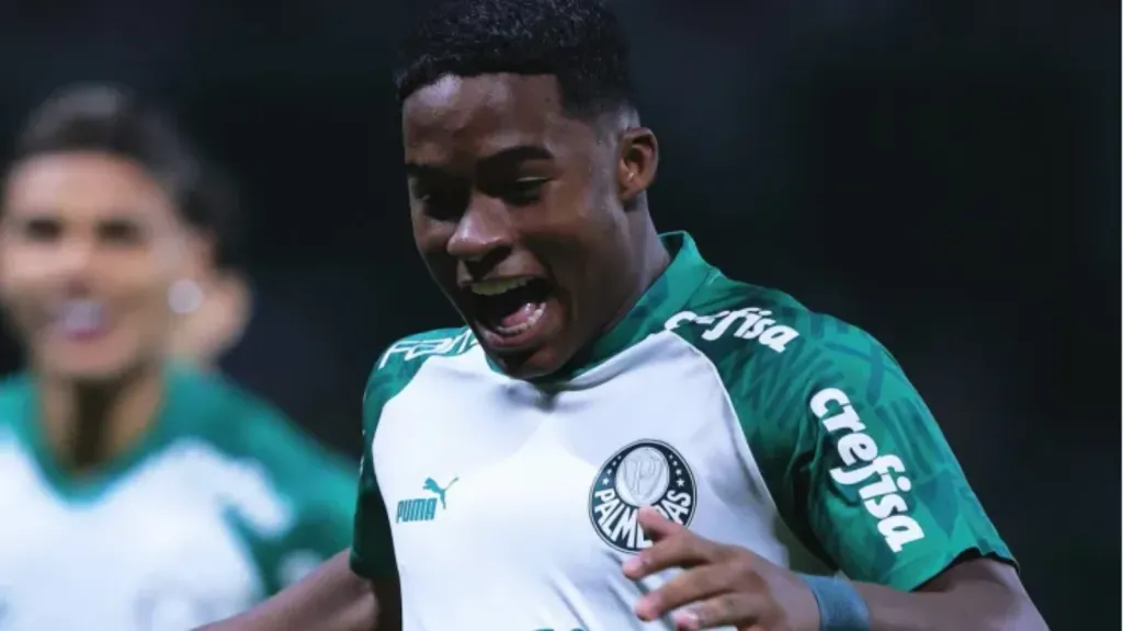 Foto: Ettore Chiereguini/AGIF – Endrick em partida pelo Palmeiras