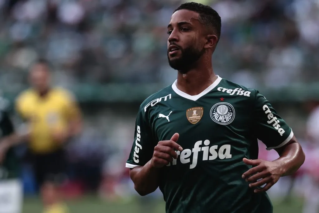 SP – Sao Paulo – 14/05/2022 – BRASILEIRO A 2022, PALMEIRAS X BRAGANTINO – Jorge jogador do Palmeiras durante partida contra o Bragantino no estadio Arena Allianz Parque pelo campeonato Brasileiro A 2022. Foto: Ettore Chiereguini/AGIF