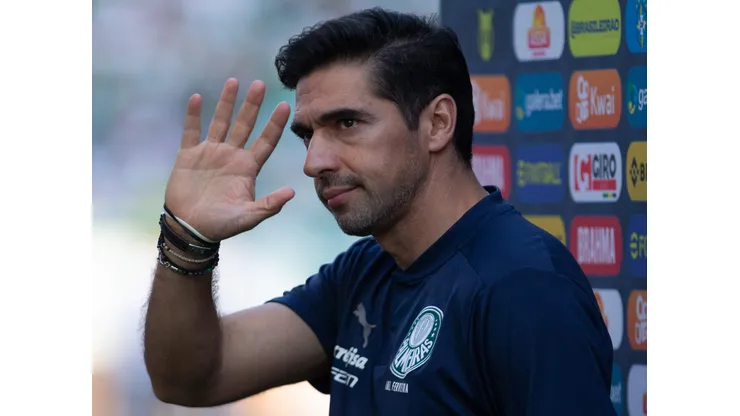 Abel Ferreira, técnico do Palmeiras, durante partida contra o Cuiaba no estadio Arena Pantanal pelo campeonato Brasileiro A 2022. Foto: Gil Gomes/AGIF