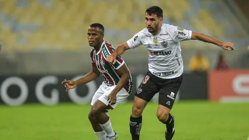 Júnior Alonso atuando pelo Galo. Foto: Thiago Ribeiro/AGIF