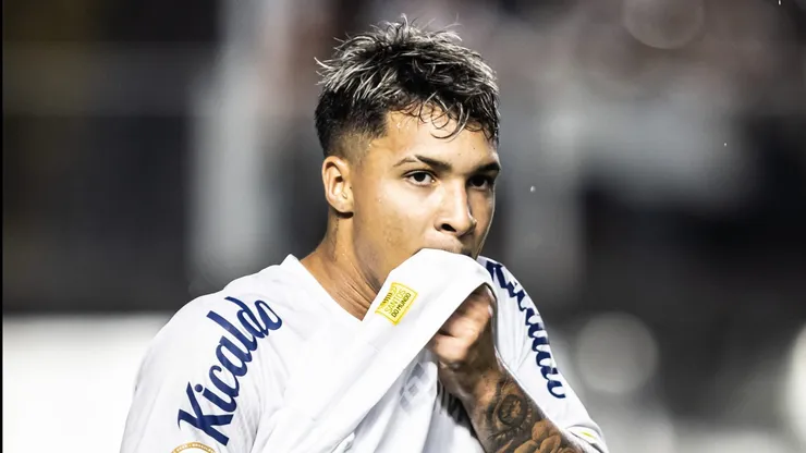 Parça de Marcos Leonardo no Santos tem futuro definido pela torcida. Foto: Abner Dourado/AGIF