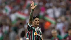 German Cano jogador do Fluminense comemora seu gol durante partida contra o Boca Juniors no estadio Maracana pelo campeonato Libertadores 2023. Foto: Liamara Polli/AGIF