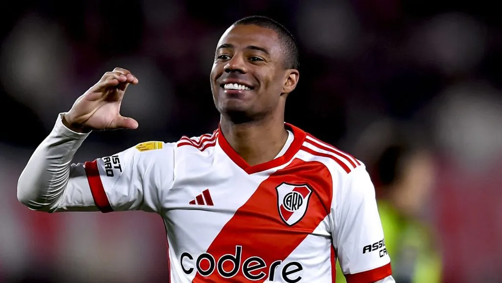 De La Cruz jogador do River Plate - Foto:  Marcelo Endelli/Getty Images