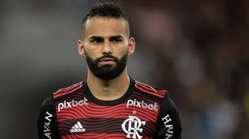 Thiago Maia jogador do Flamengo durante partida contra o Athletico-PR no estadio Maracana pelo campeonato Copa do Brasil 2022. Foto: Thiago Ribeiro/AGIF
