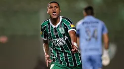 Foto: Gilson Lobo/AGIF - Rodrigo Varanda comemora gol pelo América-MG
