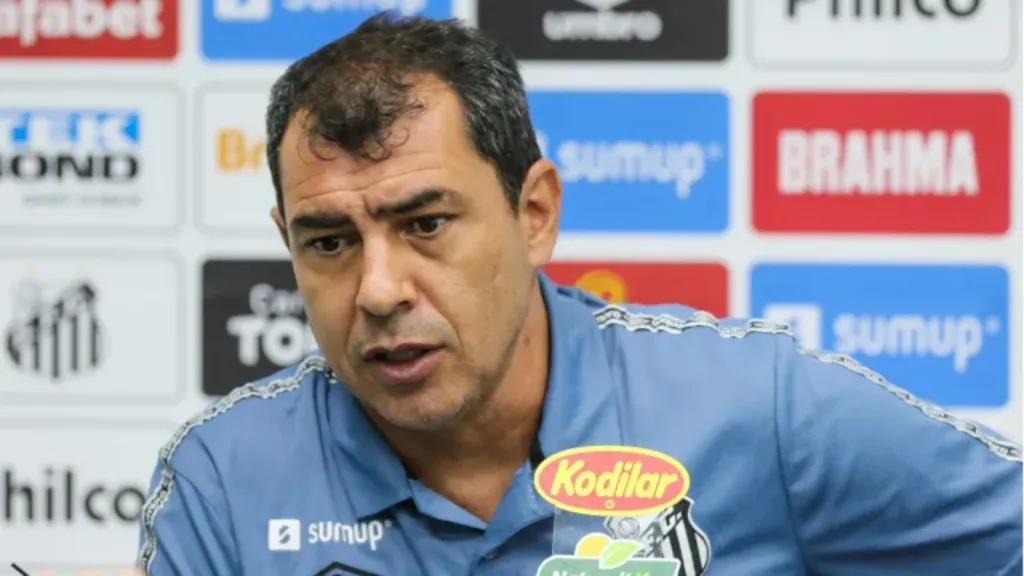 Foto: Luiz Erbes/AGIF – Fábio Carille em sua passagem pelo Santos