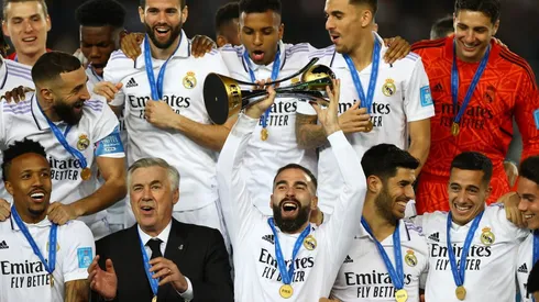 Real Madrid campeão Mundial de 2022. Michael Steele/Getty Images
