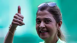 Leila Pereira, a presidente palmeirense pode ajudar o Santos Foto: Fabio Giannelli/AGIF