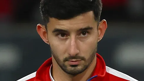 Mathias Villasanti, do Grêmio, pelo Paraguai - Foto: Marcelo Hernandez/Getty Images