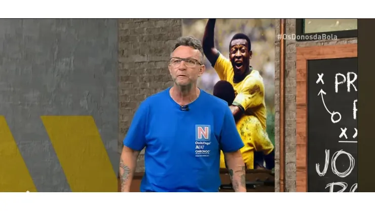 Neto criticou arrogância de jogadores. Reprodução Os Donos da Bola