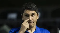 Lucio Flavio tecnico do Botafogo durante partida contra o Vasco no estadio Sao Januario pelo campeonato Brasileiro A 2023. Foto: Jorge Rodrigues/AGIF