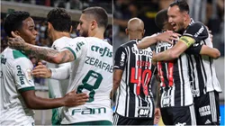 Palmeiras e Atlético-MG. Foto: Gilson Lobo/AGIF