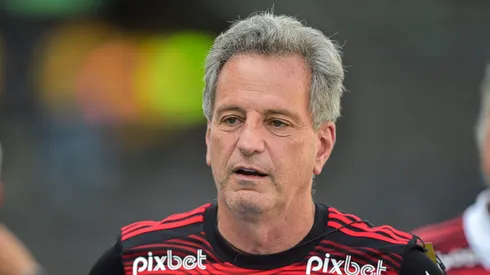 Rodolfo Landim presidente do Flamengo durante partida contra o Vasco no estadio Engenhao pelo campeonato Carioca 2022. Thiago Ribeiro/AGIF