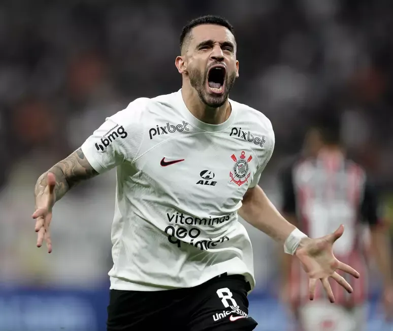 Renato Augusto em ação pelo Corinthians – Foto: Rodrigo Coca/Agência Corinthians