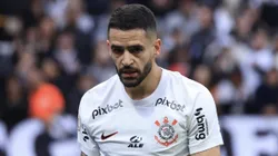 Renato Augusto jogador do Corinthians lamenta chance perdida durante partida contra o Coritiba no estadio Arena Corinthians pelo campeonato Brasileiro A 2023. Marcello Zambrana/AGIF