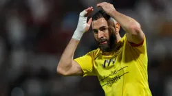 Karim Benzema atuando pelo Al-Ittihad. Foto: Yasser Bakhsh/Getty Images