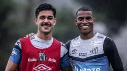 João Basso e Jean Lucas, defensores do Santos - Foto: Raul Baretta/Santos FC