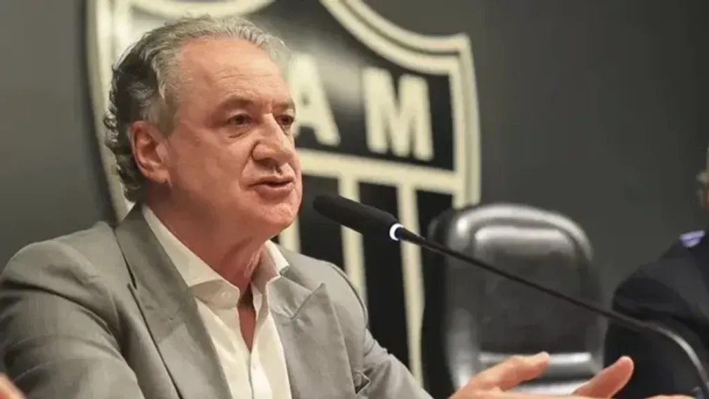 Foto: Atlético-MG/ Pedro Souza – Sérgio Coelho, presidente do Atlético-MG