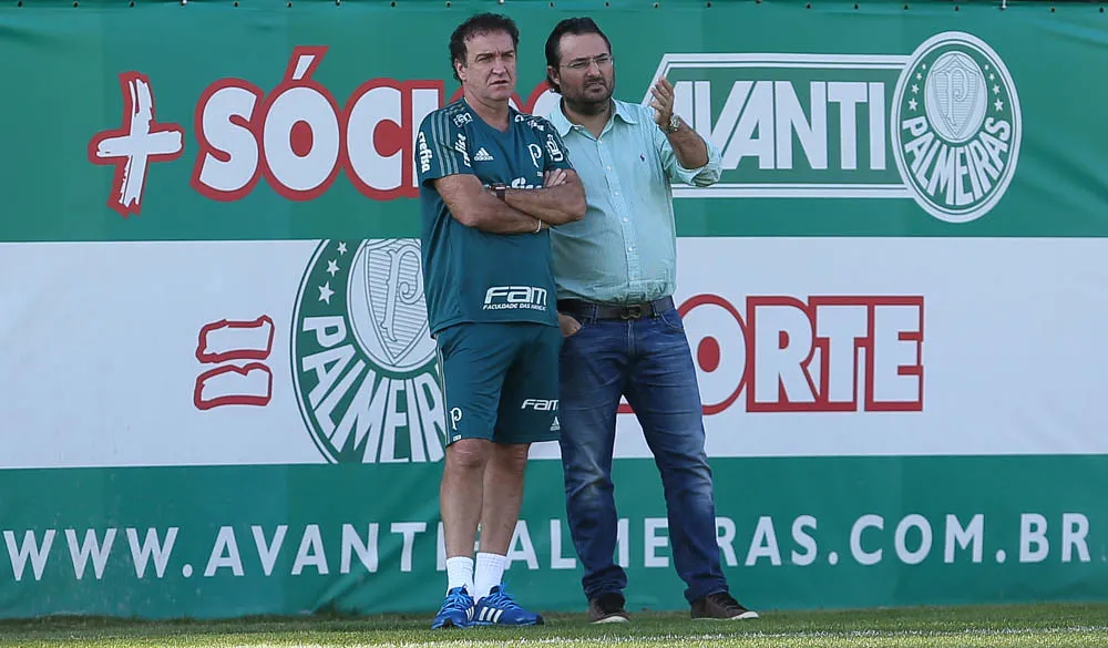 Cuca foi indicado por Alexandre Mattos para a função de técnico/diretor de futebol no Athletico – Foto: Cesar Greco