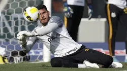 Goleior João Paulo em treinamento no Santos. Foto: Ricardo Moreira/Getty Images