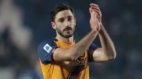 Matías Viña faz flamenguistas tirarem onda com palmeirenses. Foto: Emilio Andreoli/Getty Images