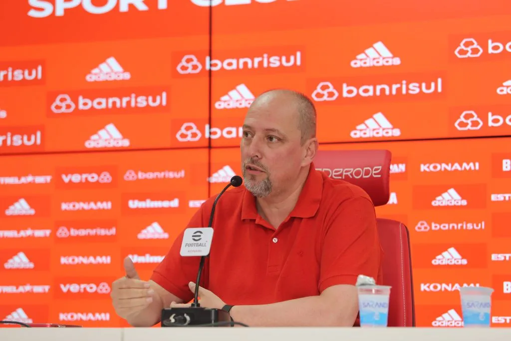 Barcellos gostaria de um contrato até 2026 com Coudet – Foto: Flickr Oficial Sport Club Internacional