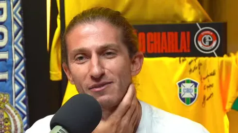 Filipe Luís, ídolo do Flamengo Foto: Charla Podcast/Reprodução