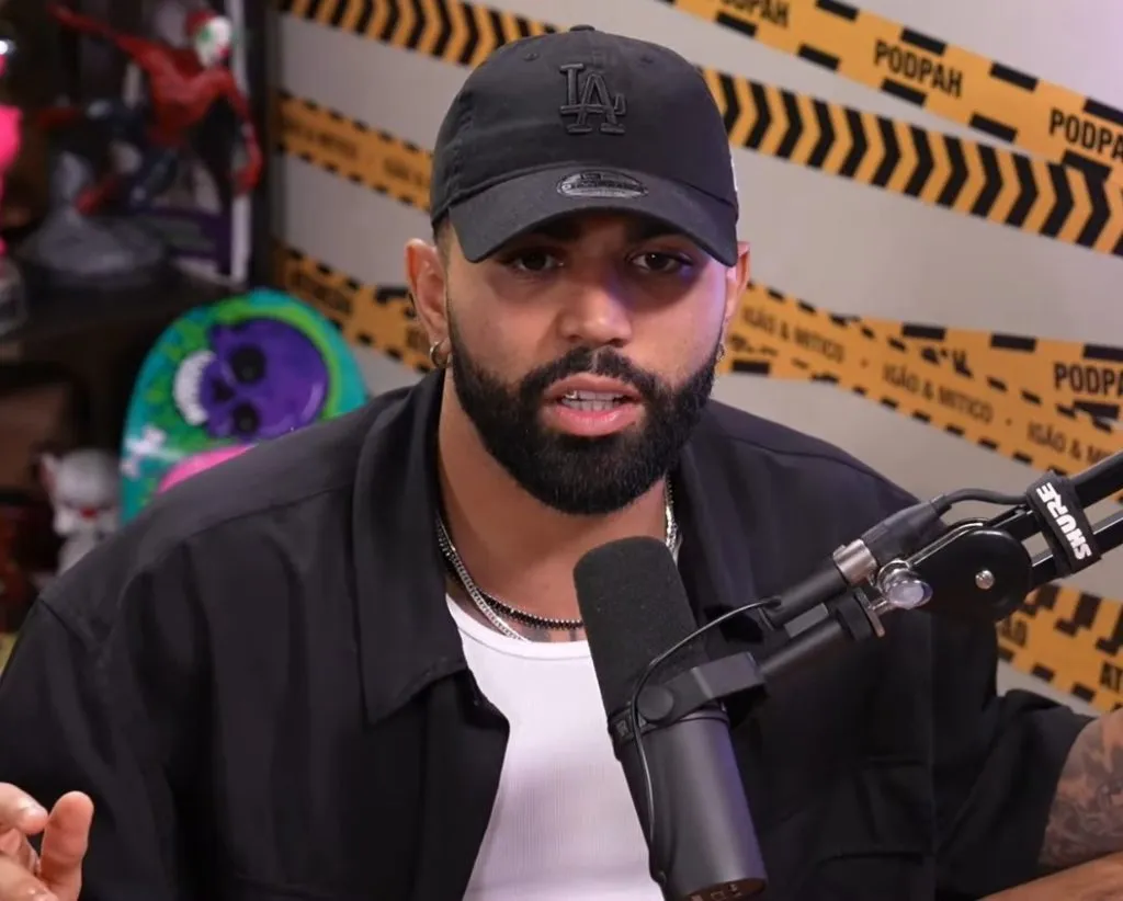 Gabigol no Podpah – Foto: Reprodução/Youtube