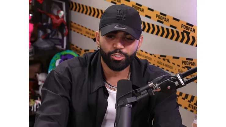 Gabigol no podpah - Foto: Reprodução/Youtube