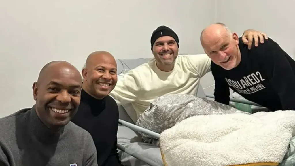 Cláudio Caçapa, Anderson Canela, Cairo e Taffarel – Foto: Reprodução/Redes Sociais