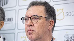 Marcelo Teixeira age nos bastidores buscando minimizar crise após rebaixamento. Fotos: Raul Baretta/ Santos FC.