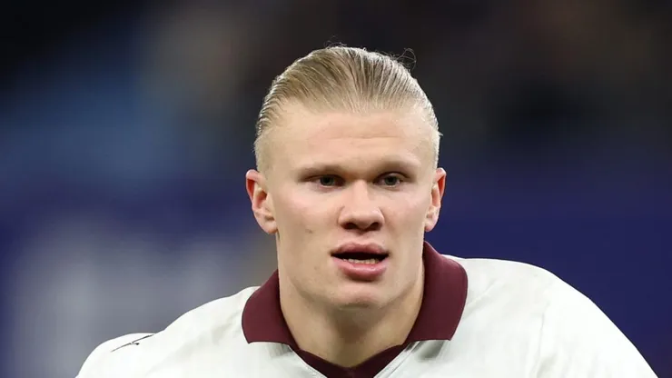 Haaland é dúvida no Manchester City. (Photo by Catherine Ivill/Getty Images)