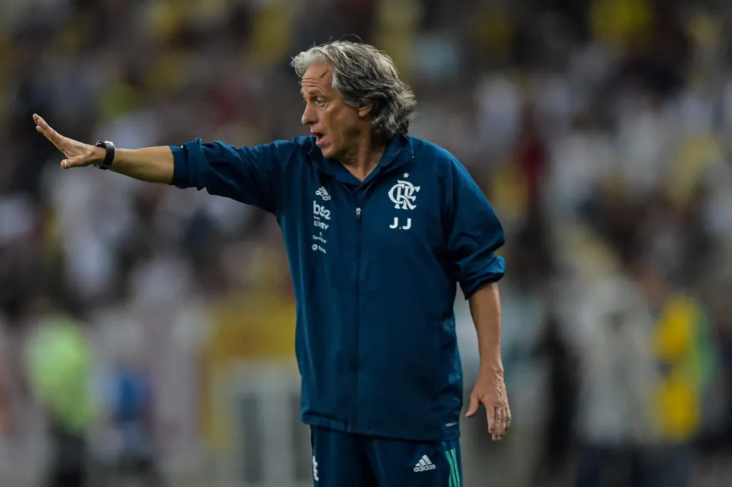 Jorge Jesus tecnico do Flamengo durante partida contra o Fluminense no estadio Maracana pelo campeonato Carioca 2020. Thiago Ribeiro/AGIF