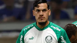 MG - BELO HORIZONTE - 06/12/2023 - BRASILEIRO A 2023, CRUZEIRO X PALMEIRAS - Gustavo Gomez jogador do Palmeiras durante aquecimento antes da partida contra o Cruzeiro no estadio Mineirao pelo campeonato Brasileiro A 2023. Foto: Gilson Lobo/AGIF