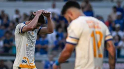 Lucas Silva jogador do Cruzeiro durante partida contra o Internacional no estadio Mineirao pelo campeonato Brasileiro A 2023. Foto: Fernando Moreno/AGIF
