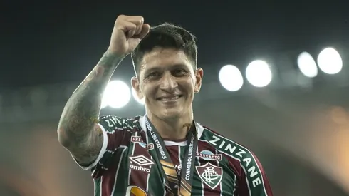 Cano, atacante do Fluminense, durtante a Libertadores. Jorge Rodrigues/AGIF