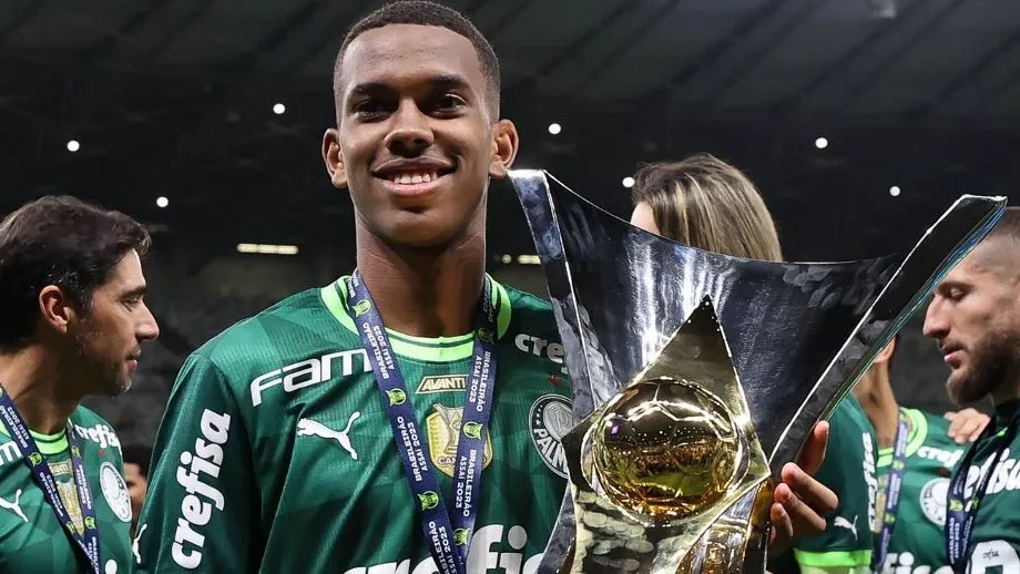 Foto: Cesar Greco/Palmeiras - Estevão falou sobre futuro