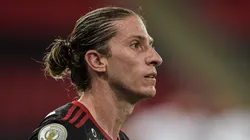 Filipe Luis jogador do Flamengo durante partida contra o Fluminense no estadio Maracana pelo campeonato Brasileiro A 2020. Thiago Ribeiro/AGIF