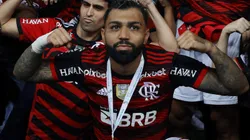 Gabigol comemorando no Flamengo - Foto: Buda Mendes/Getty Images