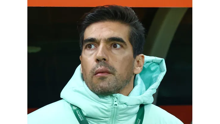 Abel Ferreira, técnico do Palmeiras, durante partida contra o Emelec no estadio Arena Allianz Parque pelo campeonato Copa Libertadores 2022. Foto: Marcello Zambrana/AGIF