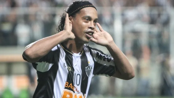 Foto: Bruno Cantini/Atlético-MG - Ronaldinho quando atuava pelo Atlético-MG