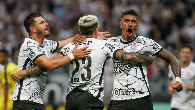 Jogadores do Corinthians comemorando gol - Foto: Rodrigo Coca/Ag. Corinthians