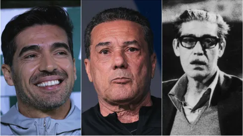 Abel Ferreira, Luxemburgo e Osvaldo Brandão. Agif; Divulgação/Corinthians