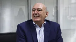 Andres Rueda, presidente do Santos, foi alvo de protestos após equipe ser rebaixada pela primeira vez para série B. Fotos : Pedro Ernesto Guerra Azevedo/Santos FC