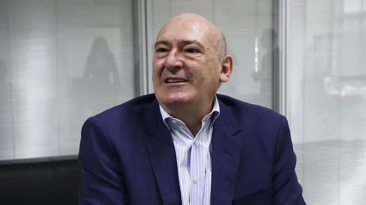 Andres Rueda, presidente do Santos, foi alvo de protestos após equipe ser rebaixada pela primeira vez para série B. Fotos : Pedro Ernesto Guerra Azevedo/Santos FC