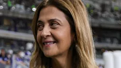 Leila Pereira, presidente do Palmeiras, durante partida contra o Cruzeiro no estadio Mineirao pelo campeonato Brasileiro A 2023. Foto: Gilson Lobo/AGIF