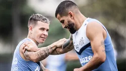Jogadores do Santos durante treinamento - Foto: Raul Baretta/Santos FC